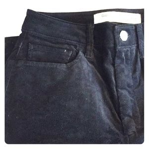 GAP Black Velvet Skinny Jeans